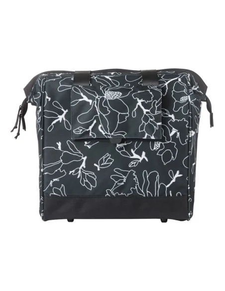 Fietsshopper Basil Grand Flower MIK 23L 12 x 35 x 35 cm - zwart