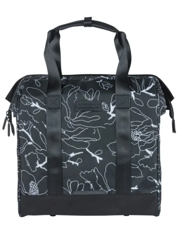 Fietsshopper Basil Grand Flower MIK 23L 12 x 35 x 35 cm - zwart