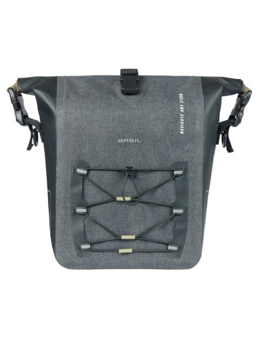 Enkele tas Basil Navigator Storm M MIK 12-15L 14 x 25 x 36 cm - zwart