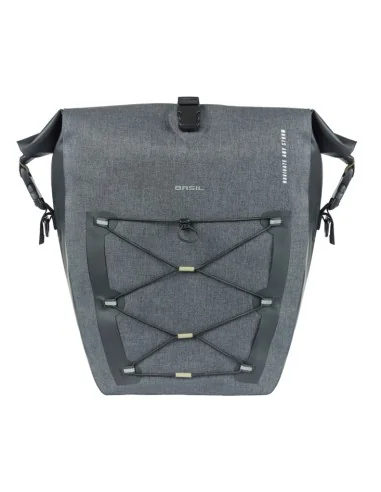 Enkele tas Basil Navigator Storm L MIK 25-31L 15 x 27 x 41 cm - zwart
