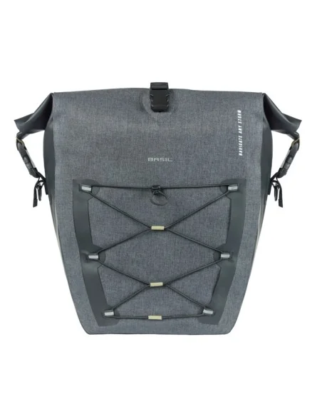 Enkele tas Basil Navigator Storm L MIK 25-31L 15 x 27 x 41 cm - zwart