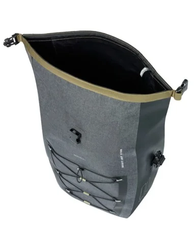 Enkele tas Basil Navigator Storm L MIK 25-31L 15 x 27 x 41 cm - zwart
