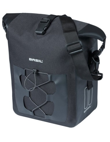 Enkele tas Basil Navigator Waterproof M MIK 12-15L 17 x 28 x 34 cm - zwart