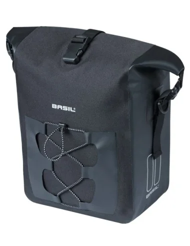 Enkele tas Basil Navigator Waterproof M MIK 12-15L 17 x 28 x 34 cm - zwart