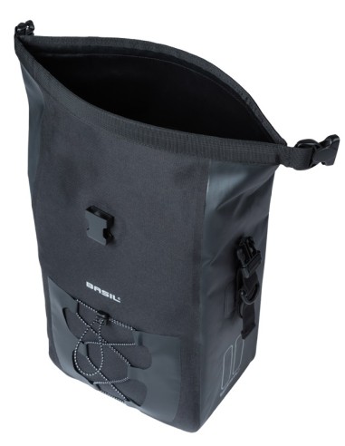 Enkele tas Basil Navigator Waterproof M MIK 12-15L 17 x 28 x 34 cm - zwart