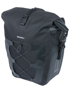 Enkele tas Basil Navigator Waterproof L MIK 25-31L 14 x 26 x 42 cm - zwart 2