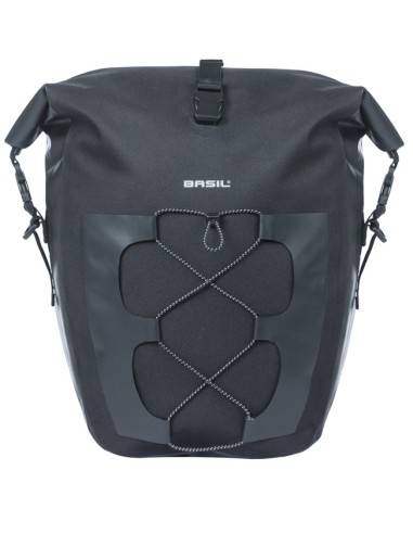 Enkele tas Basil Navigator Waterproof L MIK 25-31L 14 x 26 x 42 cm - zwart
