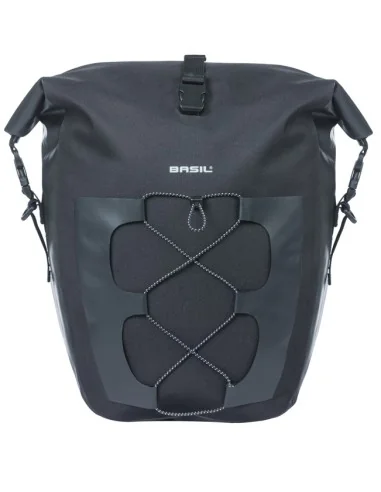 Enkele tas Basil Navigator Waterproof L MIK 25-31L 14 x 26 x 42 cm - zwart