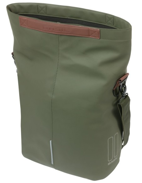 Fietsshopper Basil City MIK 14-16L 11 x 29 x 36 - groen