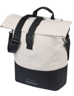 Cove shopper Basil MIK 14-16L 14 x 29 x 36 cm - zwart/wit