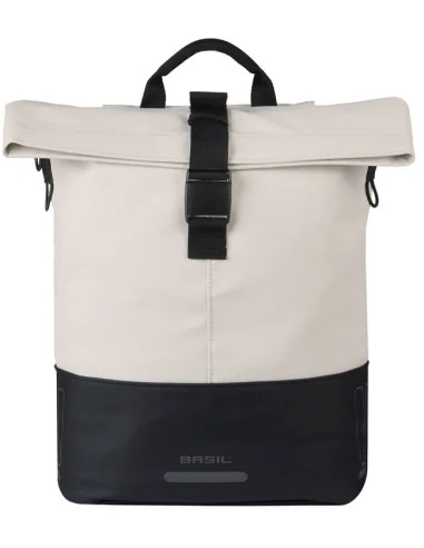 Cove shopper Basil MIK 14-16L 14 x 29 x 36 cm - zwart/wit