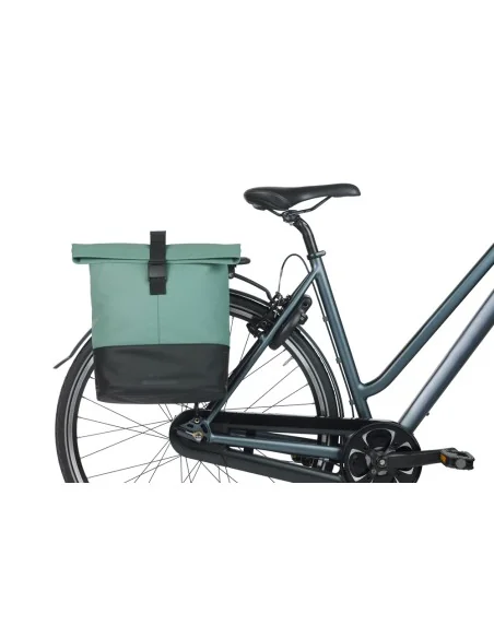 Cove shopper Basil MIK 14-16L 14 x 29 x 36 cm - groen/zwart