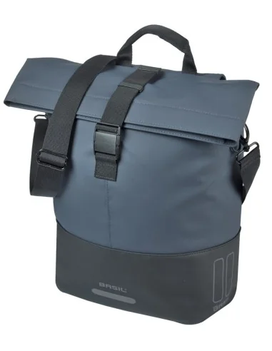 Cove shopper Basil MIK 14-16L 14 x 29 x 36 - blauw/zwart
