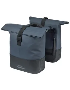 Dubbele fietstas Cove MIK 28-32L 14 x 29 x 36 cm - blauw/zwart