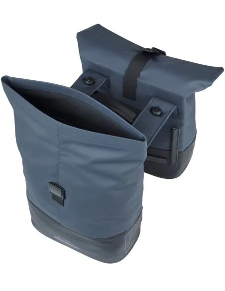 Dubbele fietstas Cove MIK 28-32L 14 x 29 x 36 cm - blauw/zwart