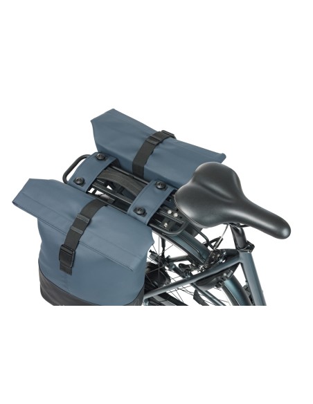 Dubbele fietstas Cove MIK 28-32L 14 x 29 x 36 cm - blauw/zwart