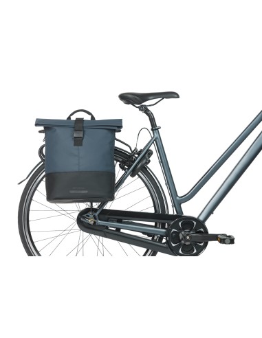 Dubbele fietstas Cove MIK 28-32L 14 x 29 x 36 cm - blauw/zwart