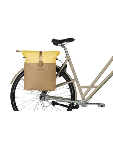 Fietsshopper Basil Vive Mik 15-20L 11 x 29 x 34 cm - zand/geel