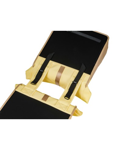 Dubbele fietstas Basil Vive 28-35L 14 x 30 x 38 cm - zand/geel