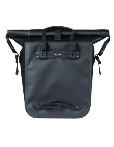 Enkele fietstas Basil Rivo M tarpaulin MIK 12-15L 14 x 25 x 38 cm - zwart