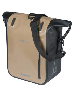 Enkele fietstas Basil Rivo M tarpaulin MIK 12-15L 14 x 25 x 38 cm - zand/zwart 2