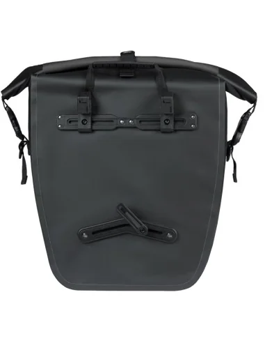 Enkele fietstas Basil Rivo L tarpaulin MIK 25-31L 14 x 28 x 43 cm - zwart