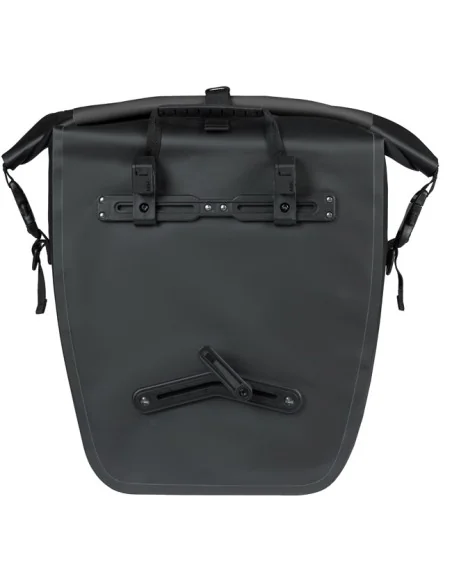 Enkele fietstas Basil Rivo L tarpaulin MIK 25-31L 14 x 28 x 43 cm - zwart
