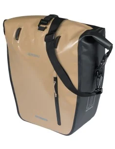 Enkele fietstas Basil Rivo L tarpaulin MIK 25-31L 14 x 28 x 43 cm - zand/zwart 2