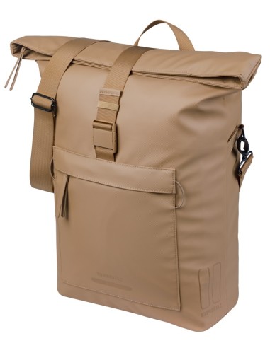 Fietsschoudertas Basil Brooklyn MIK 17L 14 x 32 x 40 cm - zand