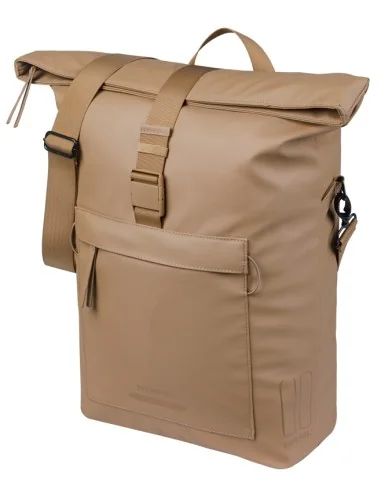 Fietsschoudertas Basil Brooklyn MIK 17L 14 x 32 x 40 cm - zand