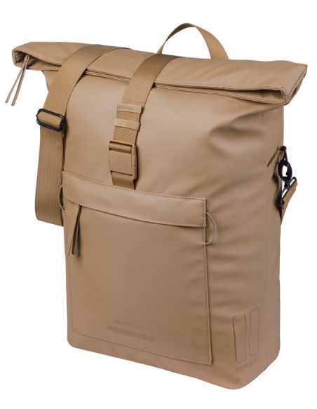 Fietsschoudertas Basil Brooklyn MIK 17L 14 x 32 x 40 cm - zand