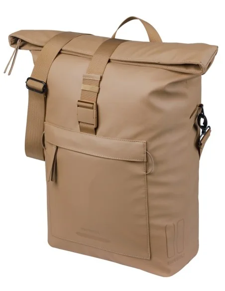 Fietsschoudertas Basil Brooklyn MIK 17L 14 x 32 x 40 cm - zand