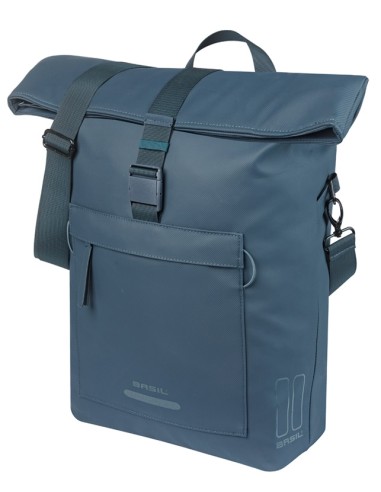 Fietsschoudertas Basil Brooklyn MIK 17L 14 x 32 x 40 cm - blauw