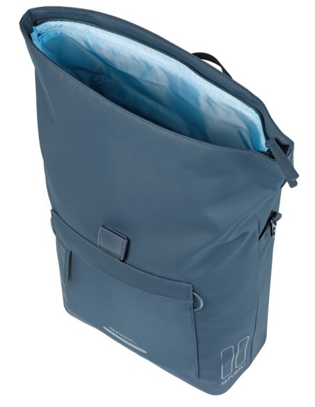 Fietsschoudertas Basil Brooklyn MIK 17L 14 x 32 x 40 cm - blauw