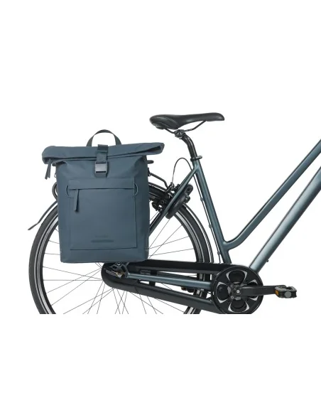 Fietsschoudertas Basil Brooklyn MIK 17L 14 x 32 x 40 cm - blauw