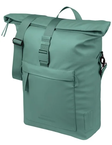 Fietsschoudertas Basil Brooklyn MIK 17L 14 x 32 x 40 cm - groen