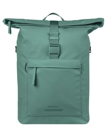 Fietsschoudertas Basil Brooklyn MIK 17L 14 x 32 x 40 cm - groen