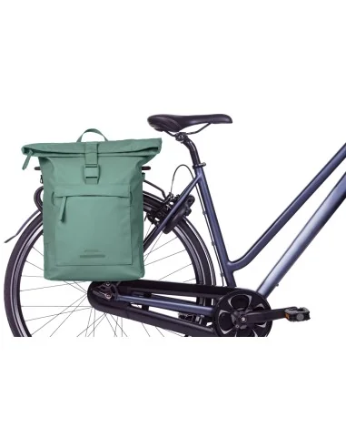 Fietsschoudertas Basil Brooklyn MIK 17L 14 x 32 x 40 cm - groen