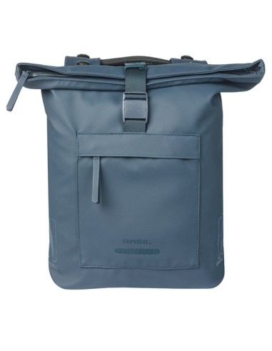 Dubbele fietstas Basil Brooklyn MIK 41L 14 x 30 x 37 cm - blauw