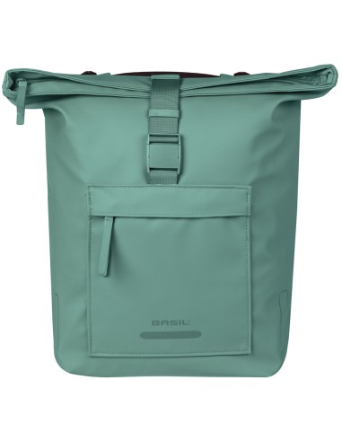 Dubbele fietstas Basil Brooklyn MIK 41L 14 x 30 x 37 cm - groen