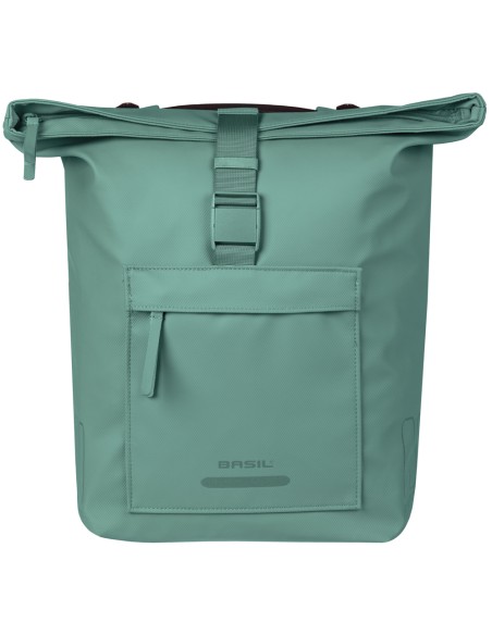 Dubbele fietstas Basil Brooklyn MIK 41L 14 x 30 x 37 cm - groen