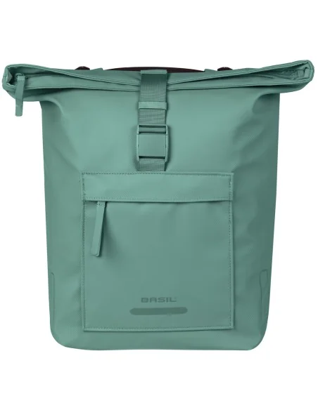 Dubbele fietstas Basil Brooklyn MIK 41L 14 x 30 x 37 cm - groen