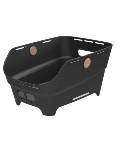 Fietsmand Basil Cento Neo WSL achter 46 x 23 x 14 cm - zwart
