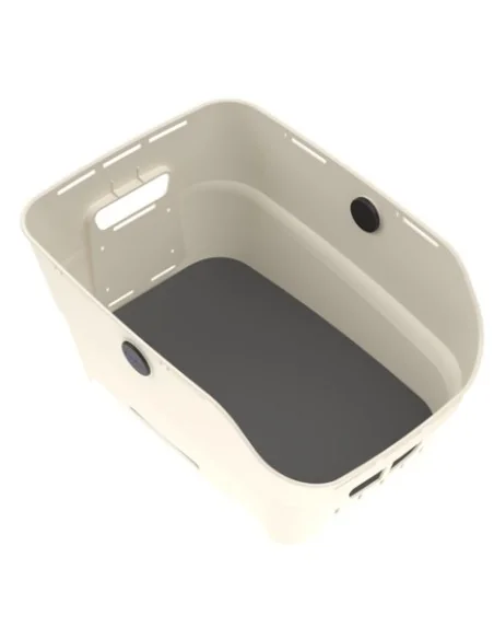 Fietsmand Basil Cento Neo WSL achter 46 x 23 x 14 cm - wit