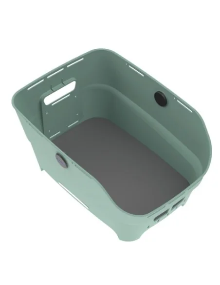 Fietsmand Basil Cento Neo WSL achter 46 x 23 x 14 cm - groen