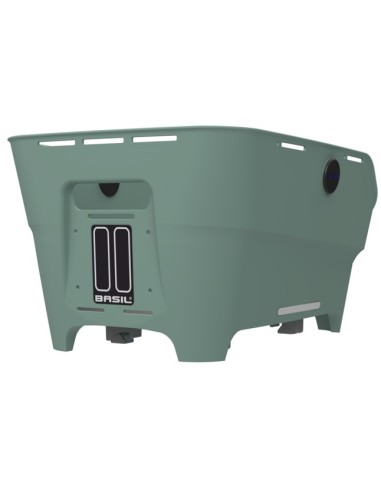 Fietsmand Basil Cento Neo WSL achter 46 x 23 x 14 cm - groen