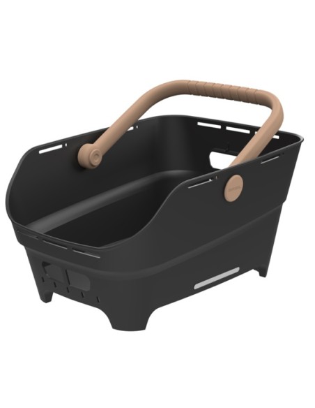 Fietsmand Basil Cento Neo MIK achter 46 x 23 x 14 cm - zwart
