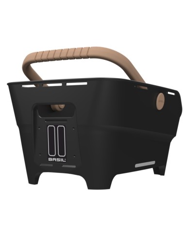 Fietsmand Basil Cento Neo MIK achter 46 x 23 x 14 cm - zwart