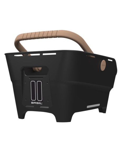 Fietsmand Basil Cento Neo MIK achter 46 x 23 x 14 cm - zwart