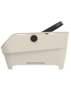 Fietsmand Basil Cento Neo MIK achter 46 x 23 x 14 cm - wit 2